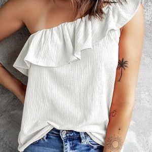 Seaside One Shoulder Top